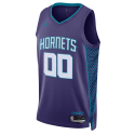 Maillot de déclaration violet Charlotte Hornets personnalisé