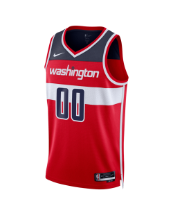 Maillot personnalisé avec icône rouge des Washington Wizards