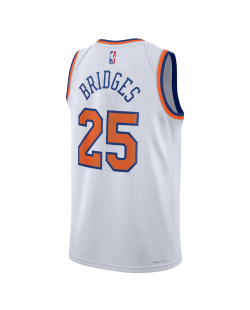 Mikal Bridges #25 Maillot de l'association blanche des New York Knicks