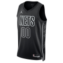 Maillot de déclaration noir personnalisé des Brooklyn Nets
