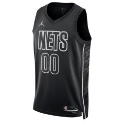 Maillot de déclaration noir personnalisé des Brooklyn Nets