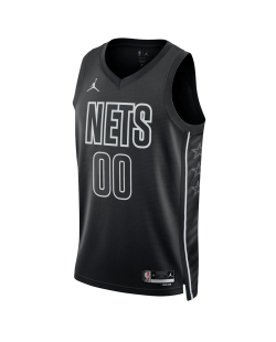 Maillot de déclaration noir personnalisé des Brooklyn Nets
