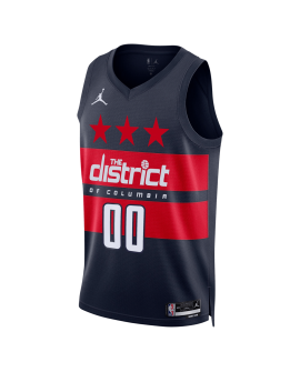 Maillot personnalisé avec déclaration bleue des Washington Wizards