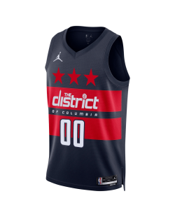 Maillot personnalisé avec déclaration bleue des Washington Wizards