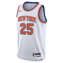 Mikal Bridges #25 Maillot de l'association blanche des New York Knicks