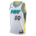 Maillot personnalisé Indiana Pacers White City Edition