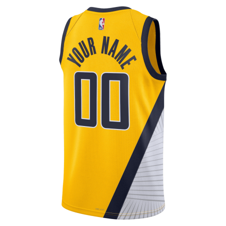Maillot personnalisé Indiana Pacers Gold Statement