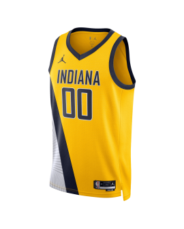 Maillot personnalisé Indiana Pacers Gold Statement