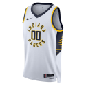 Maillot personnalisé de l'association blanche des Indiana Pacers