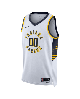 Maillot personnalisé de l'association blanche des Indiana Pacers