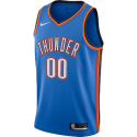 Maillot personnalisé Oklahoma City Thunder Blue Icon