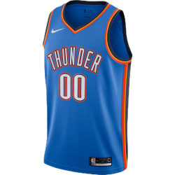 Maillot personnalisé Oklahoma City Thunder Blue Icon