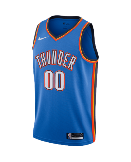 Maillot personnalisé Oklahoma City Thunder Blue Icon