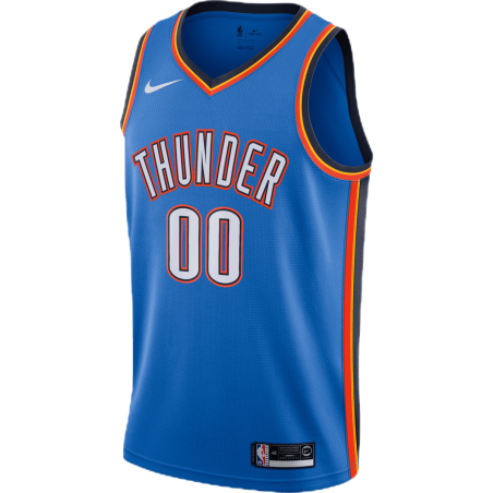 Maillot personnalisé Oklahoma City Thunder Blue Icon