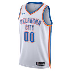 Maillot personnalisé de l'association blanche du Thunder d'Oklahoma City