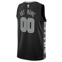 Maillot de déclaration noir personnalisé des San Antonio Spurs