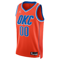 Maillot personnalisé Oklahoma City Thunder Orange Statement