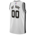 Maillot personnalisé de l'association blanche des San Antonio Spurs