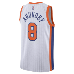 Maillot OG Anunoby #8 New York Knicks White City Edition