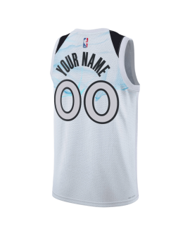 Maillot personnalisé Minnesota Timberwolves White City Edition