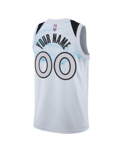 Maillot personnalisé Minnesota Timberwolves White City Edition