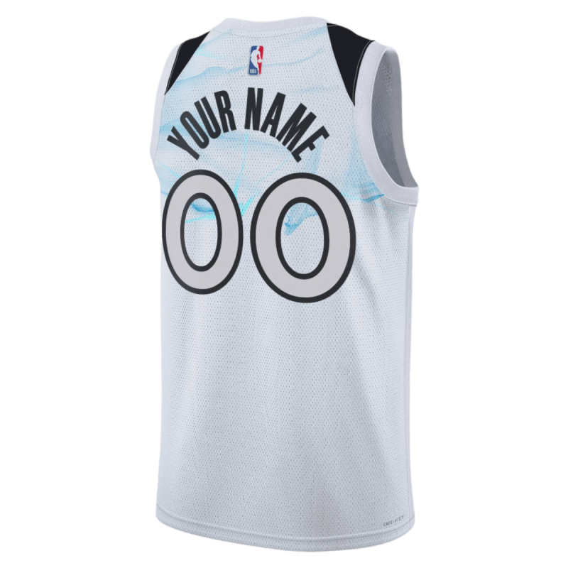 Maillot personnalisé Minnesota Timberwolves White City Edition