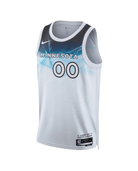 Maillot personnalisé Minnesota Timberwolves White City Edition