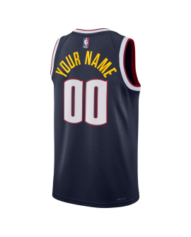 Maillot personnalisé avec icône de la marine des Denver Nuggets