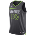 Maillot personnalisé Minnesota Timberwolves Charcoal Statement