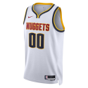Maillot personnalisé Denver Nuggets White Association personnalisé
