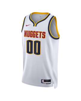 Maillot personnalisé Denver Nuggets White Association personnalisé