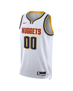 Maillot personnalisé Denver Nuggets White Association personnalisé