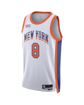 Maillot OG Anunoby #8 New York Knicks White City Edition