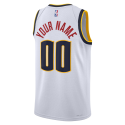 Maillot personnalisé Denver Nuggets White Association personnalisé