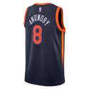 Maillot de déclaration OG Anunoby #8 New York Knicks Navy