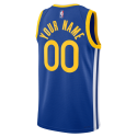 Maillot personnalisé Golden State Warriors Royal Blue Icon personnalisé