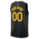 Maillot de déclaration noir personnalisé des Golden State Warriors