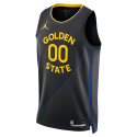 Maillot de déclaration noir personnalisé des Golden State Warriors