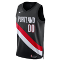 Maillot personnalisé Portland Trail Blazers Icon noir