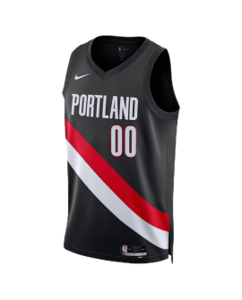 Maillot personnalisé Portland Trail Blazers Icon noir