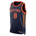 Maillot de déclaration OG Anunoby #8 New York Knicks Navy