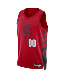 Maillot de déclaration rouge personnalisé des Portland Trail Blazers