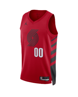 Maillot de déclaration rouge personnalisé des Portland Trail Blazers