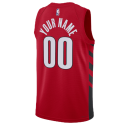 Maillot de déclaration rouge personnalisé des Portland Trail Blazers
