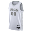 Maillot personnalisé Dallas Mavericks White City Edition