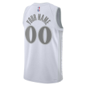 Maillot personnalisé Dallas Mavericks White City Edition