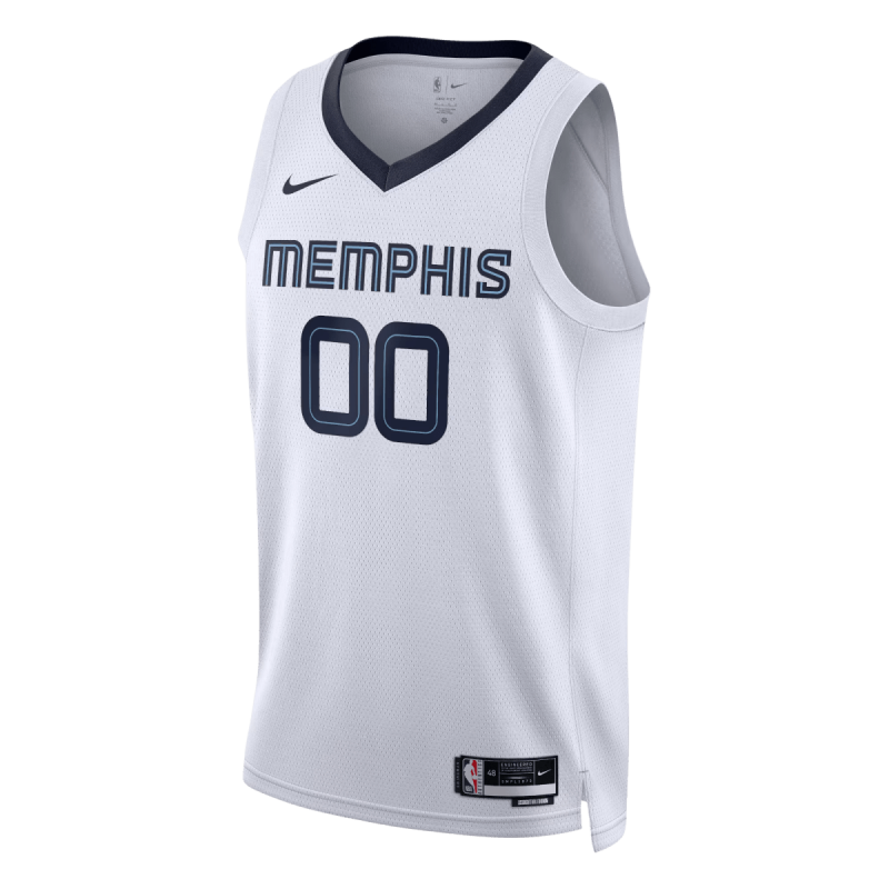 Maillot personnalisé de l'association blanche des Memphis Grizzlies