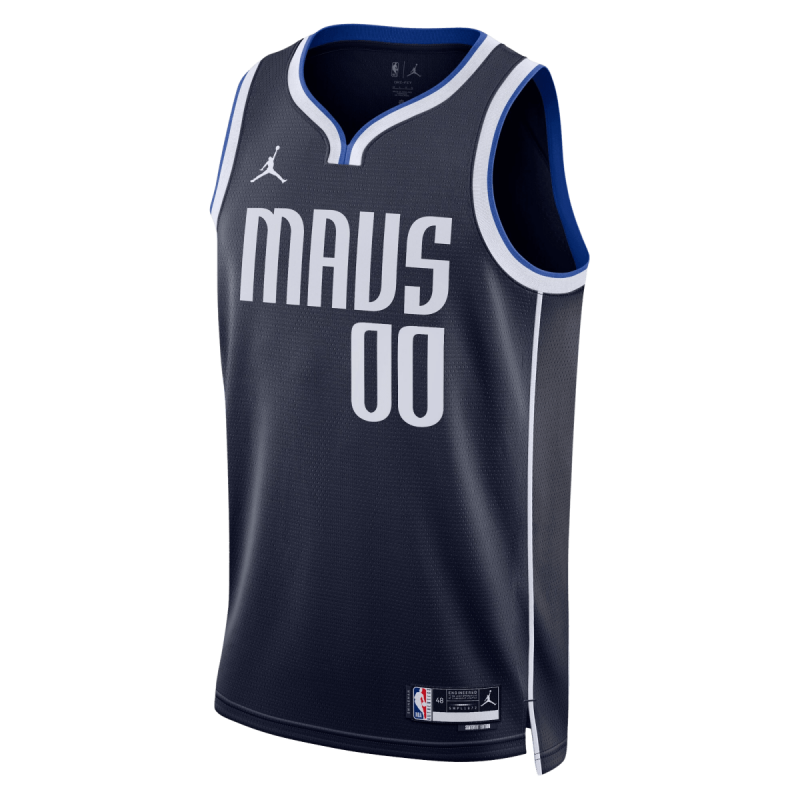 Maillot personnalisé avec déclaration de la marine des Dallas Mavericks
