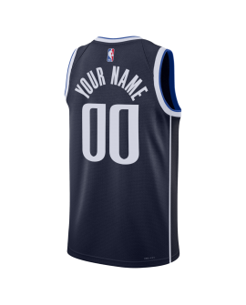 Maillot personnalisé avec déclaration de la marine des Dallas Mavericks