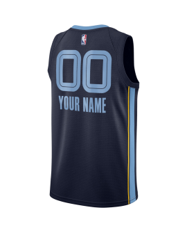 Maillot personnalisé Memphis Grizzlies Navy Icon